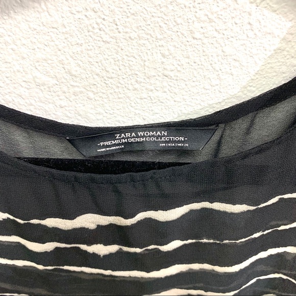 Zara Dresses Zara Woman Dress Maxi Rn7732 Black Size S Poshmark